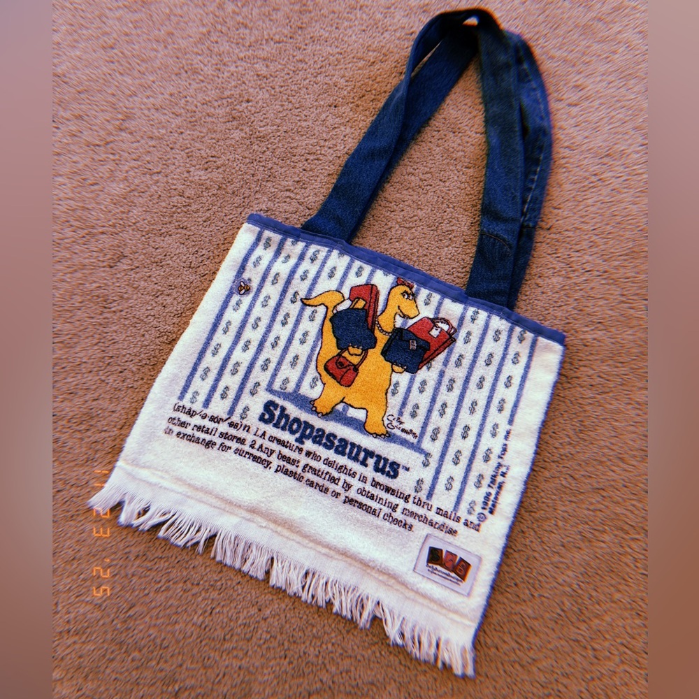 Human Made Tote Bag with Blue and White Accents